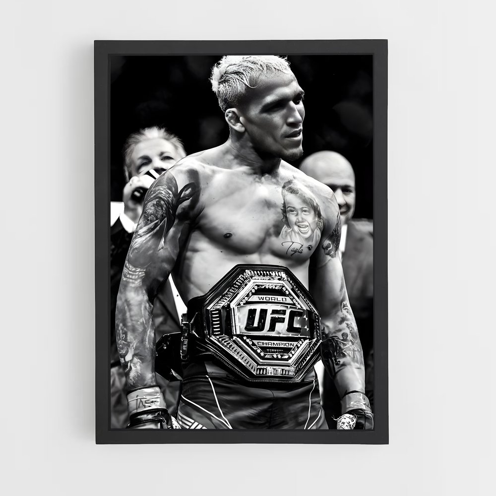 Poster Charles oliveira – affiche MMA (vue 2)